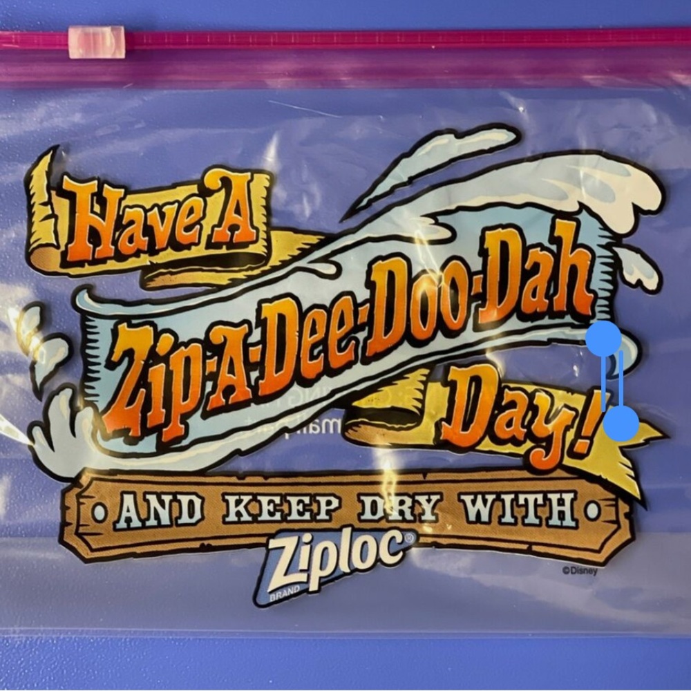 Brand new and unused Disney Ziploc Splash Mountain branded sandwich size bags.